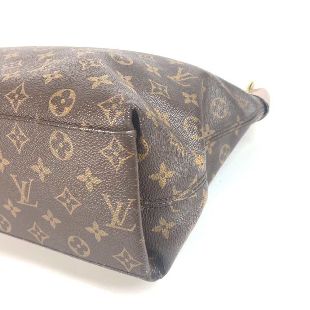 LOUIS VUITTON Brown Monogram Leather Shoulder Bag - Picture 6 of 16